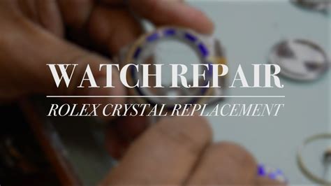 rolex crystal repair